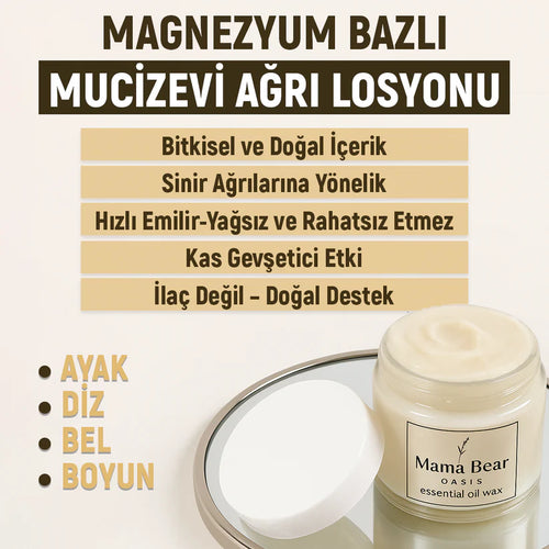Magnezyum Bazlı Mucize Ağrı Losyonu